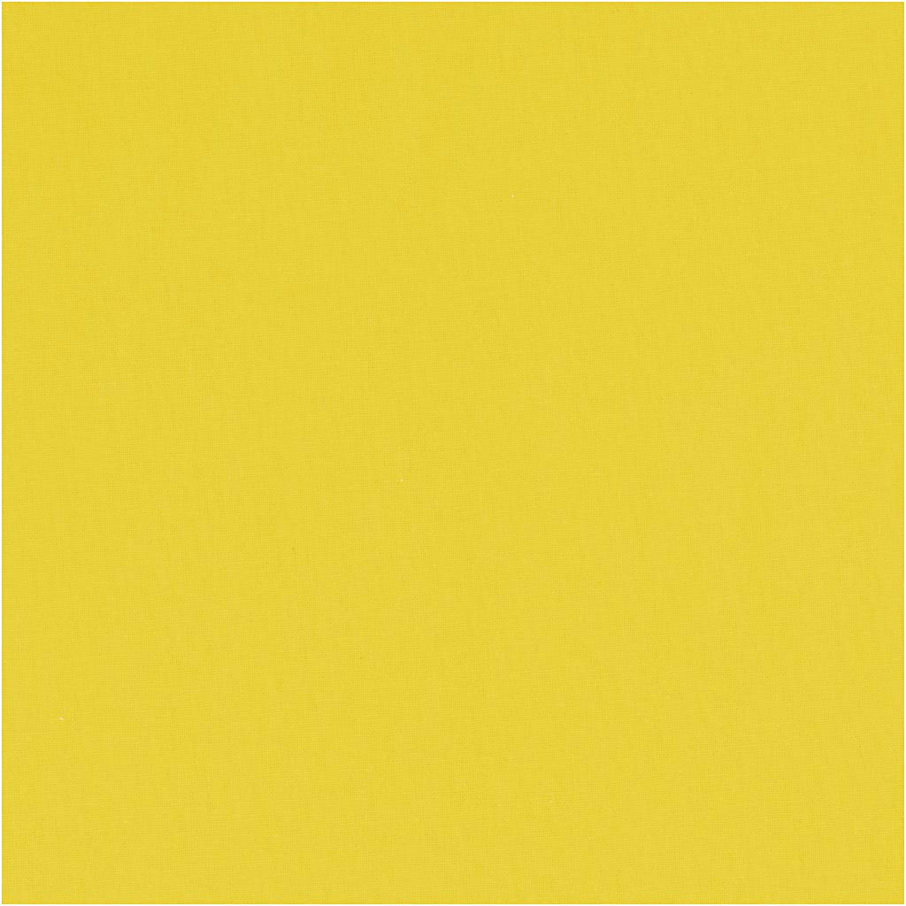 Creativ company fabric, w: 145 cm, 140 gr, yellow, 2 m 1 box