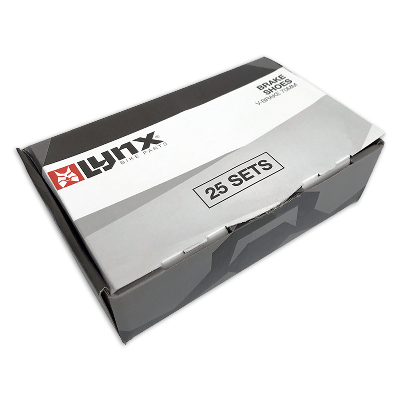 Lynx Brake Shoes V-Brake 70 mm Negro 25 juegos