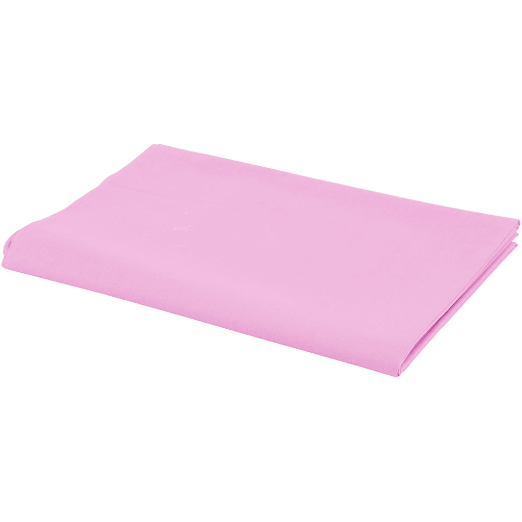 Creativ company fabric, W: 145 cm, 140 g, pink, 1 st.m