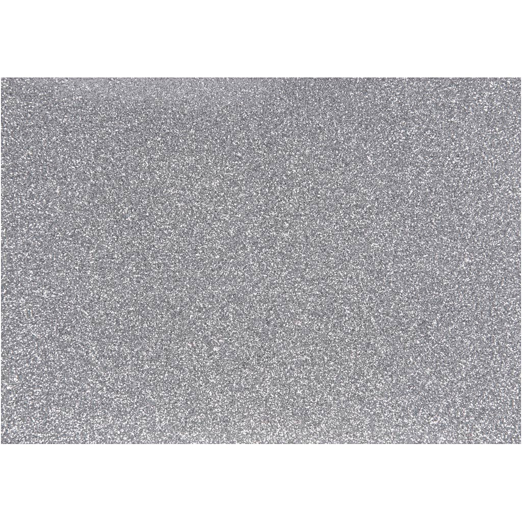 Iron-on foil Glitter Silver, A5