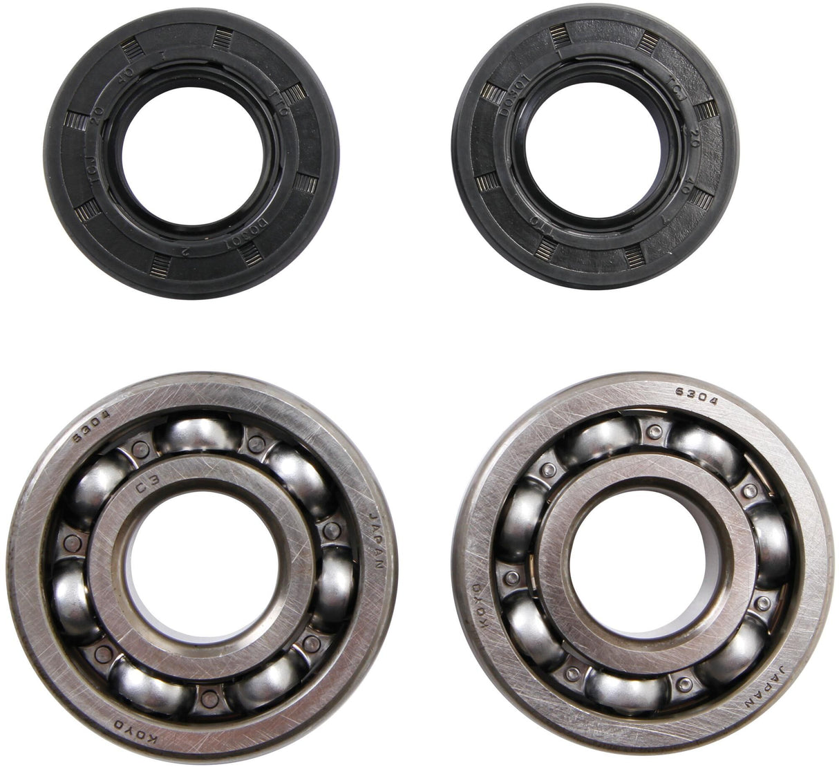 All balls racing crankshaft bearing set crankshaft bearing set ab 24-1006 with simmerrings