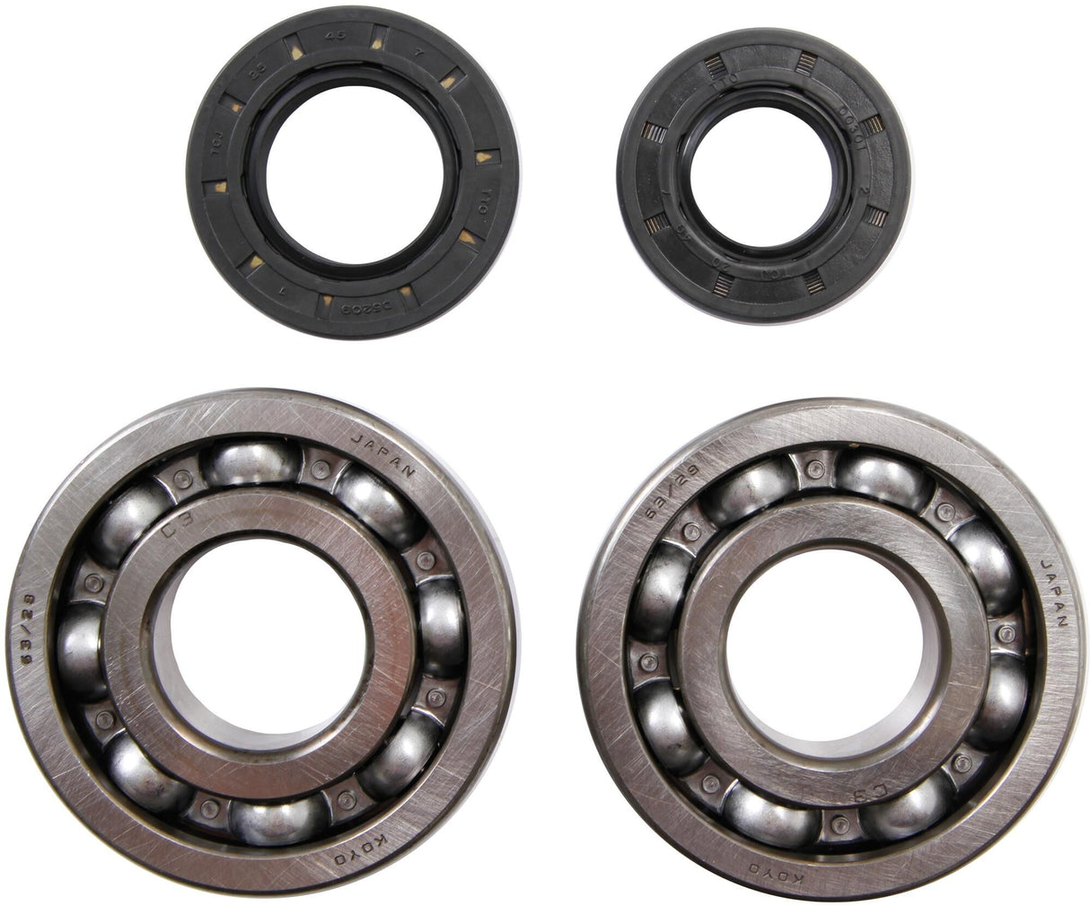 All balls racing crankshaft bearing set crankshaft bearing set ab 24-1010 with simmerrings