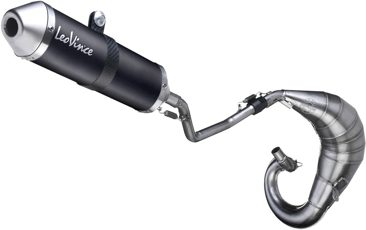 LeoVince Exhaust Derby Senda DRD Extreme 'X-FIGHT 3228 Black Edition