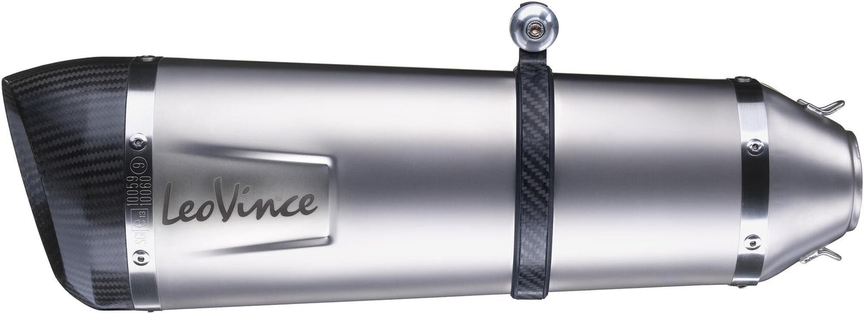 Leovince lyddemper SBK Schalld Leo Slipon fact.s rustfritt stål