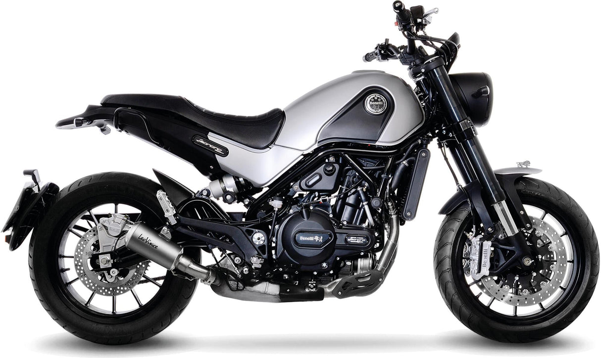 Leovince silencer SBK LV-10 schalld Leo Slipon LV-10 stainless steel