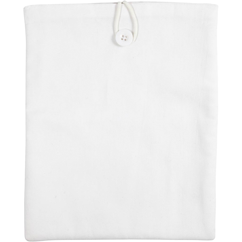 Creativ company tablet cover, size 22x27 cm, white, 1 piece