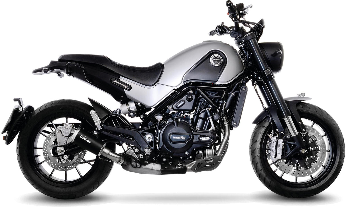 Leovince ljuddämpare SBK LV-10 black edition Schalld Leo Slipon LV-10 SW-SI