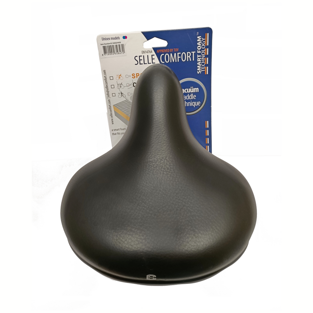Sellle Comfort Saddle Retro XL. Con tecnología de espuma inteligente, sin una soga.