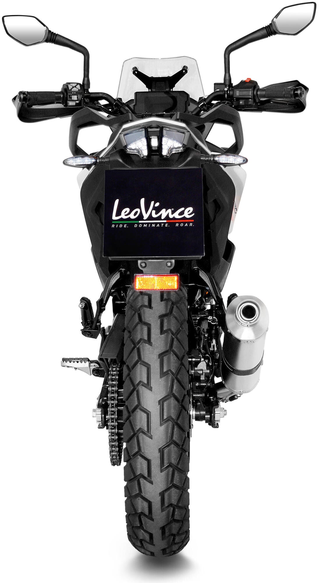 Leovince geluiddemper sbk lv one evo ii schalld leo slipon lv one inox