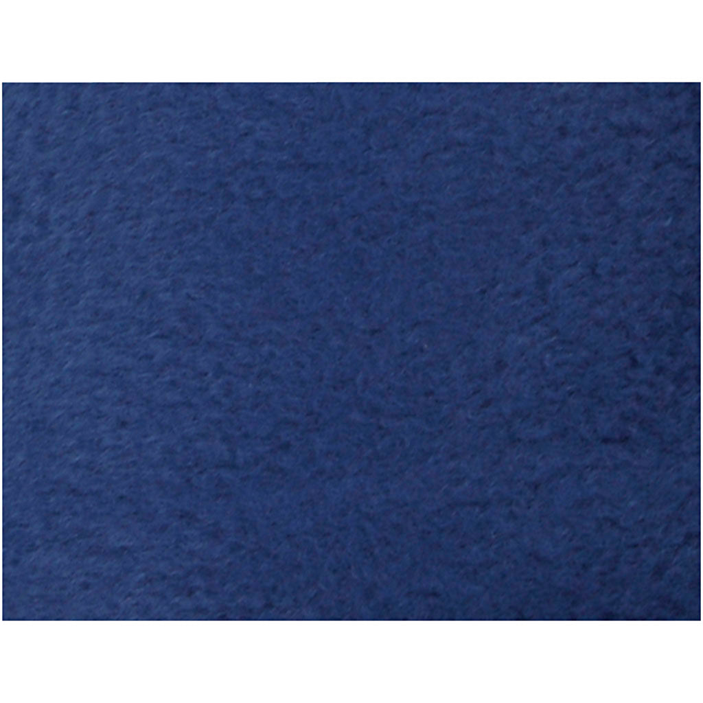 Creativ company fleece, l: 125 cm, w: 150 cm, 200 gr, blue, 1 piece