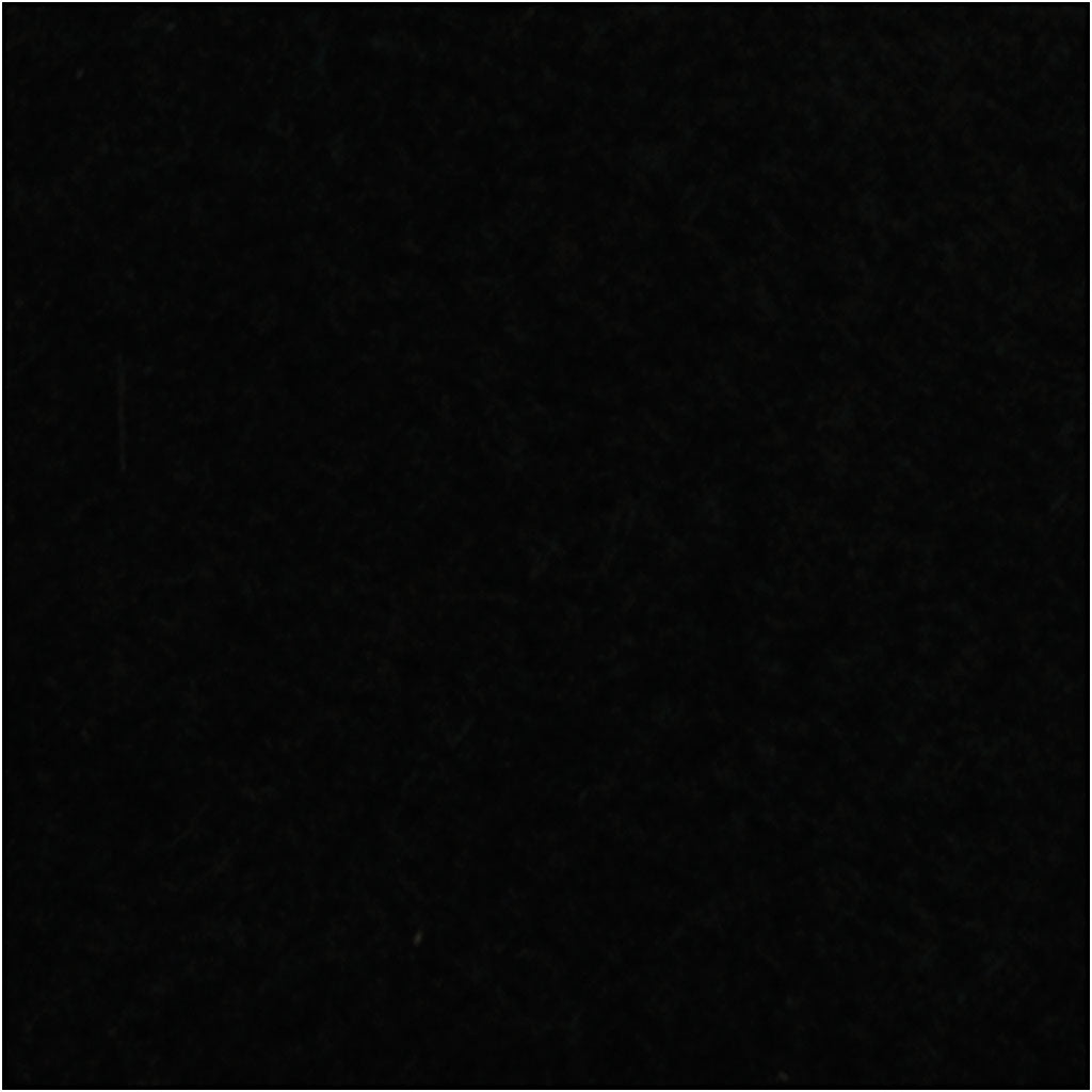 Creativ company fleece, l: 125 cm, w: 150 cm, 200 gr, black, 1 piece