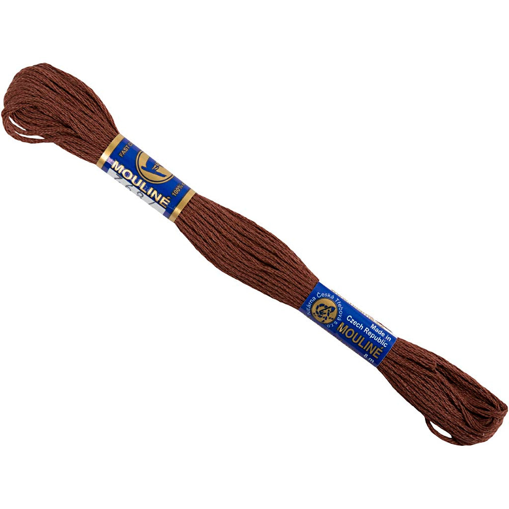 Creativ company embroidery thread, brown, 12x8 m 1 box