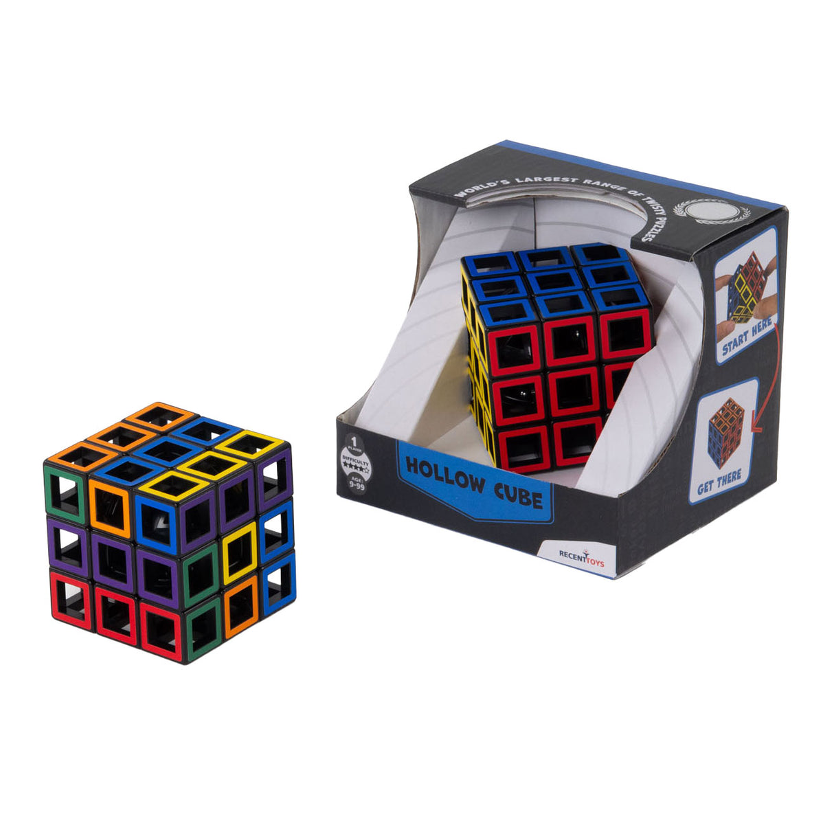 Recent toys hollow cube brainteaser puzzle cube