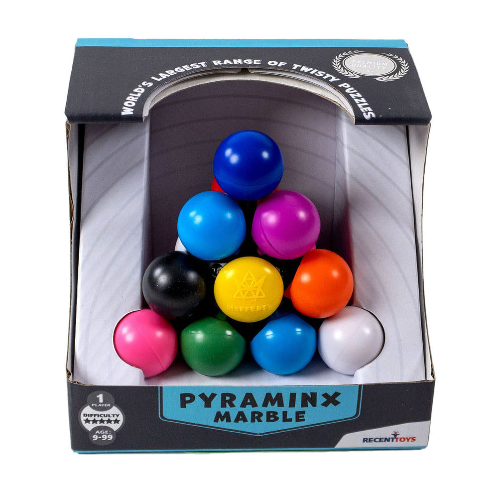 Recent toys pyraminx marble brainteaser puzzle