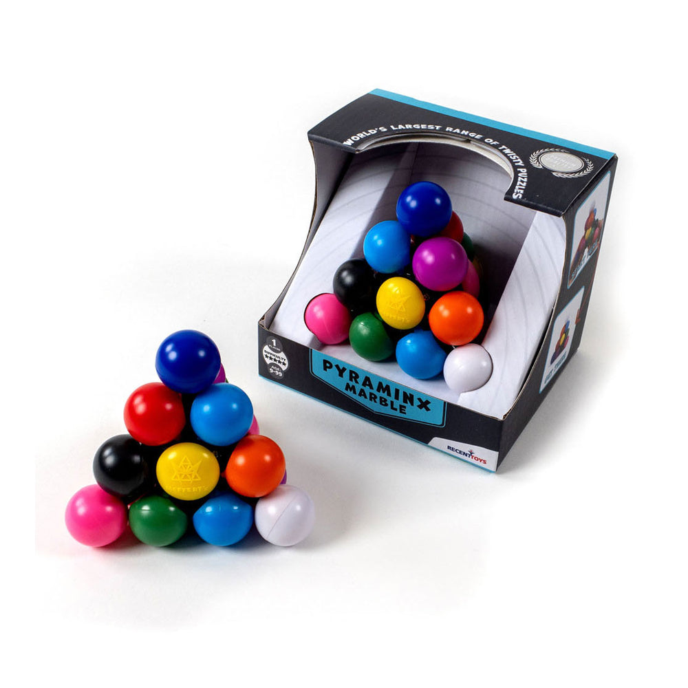 Recent toys pyraminx marble brainteaser puzzle