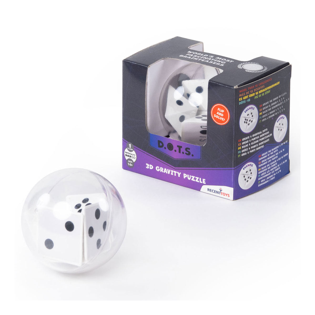 Recent toys dots brain teaser 3d puzzle