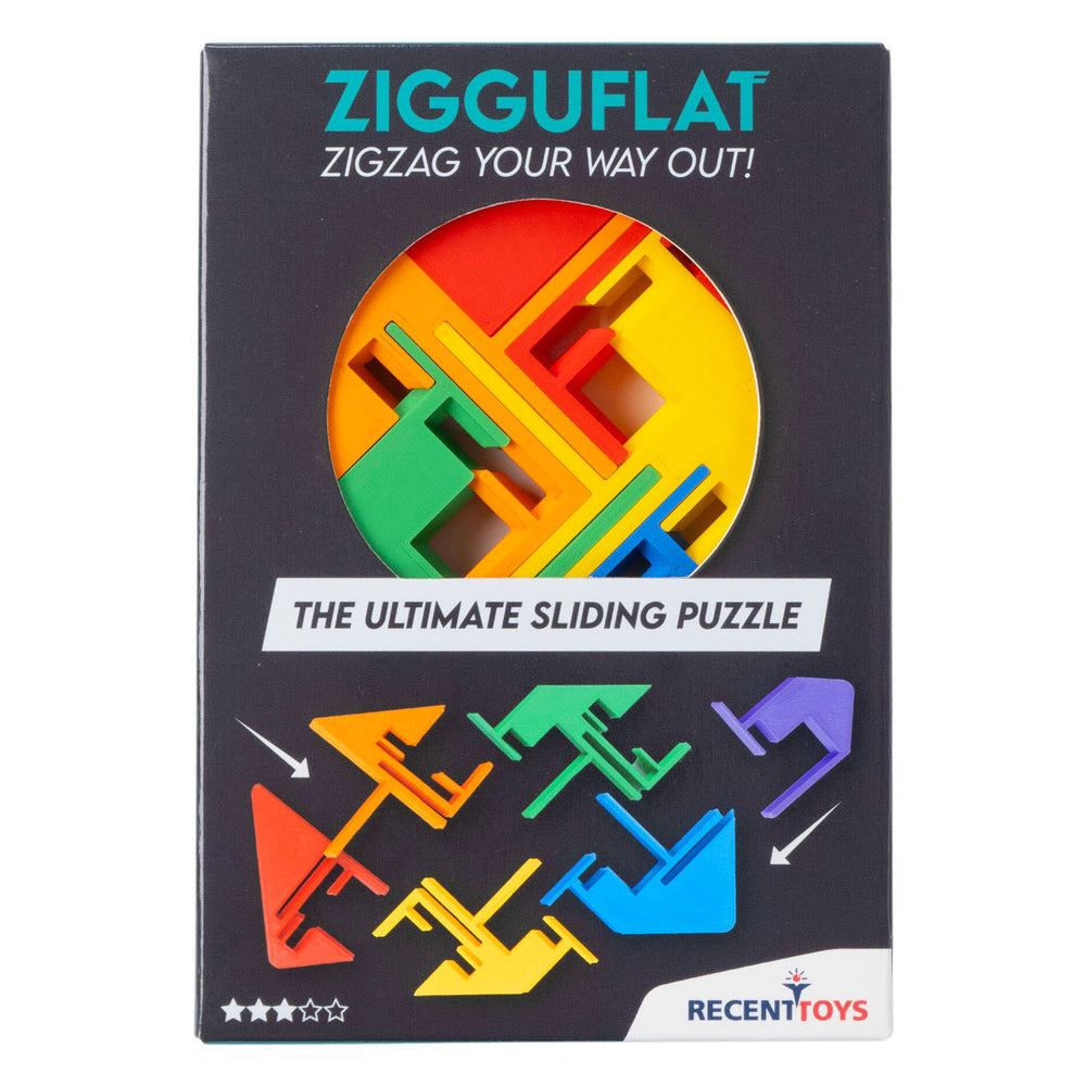 Recent toys zigguflat brain puzzle