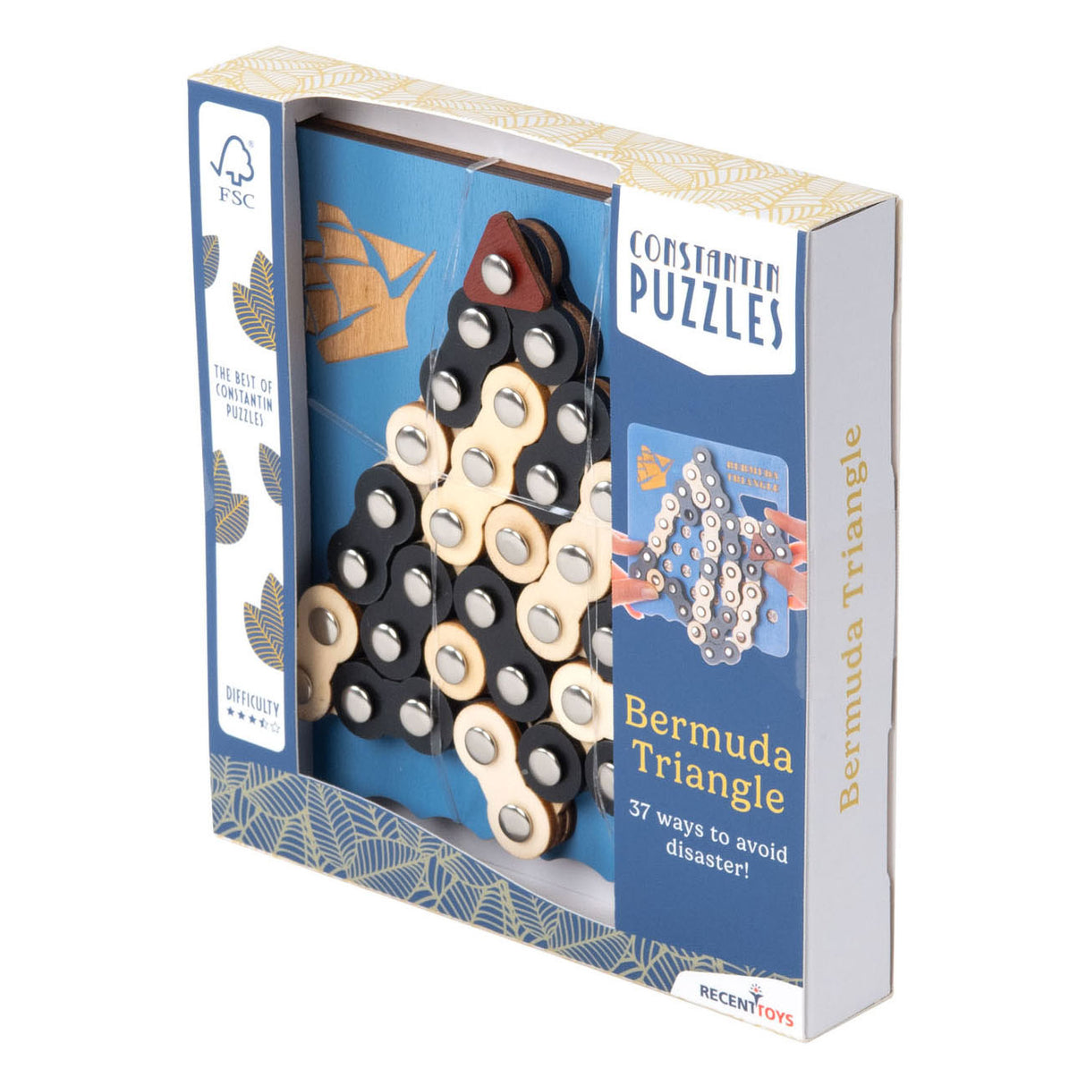 Juguetes recientes rompecabezas del cerebro del triángulo de las Bermudas