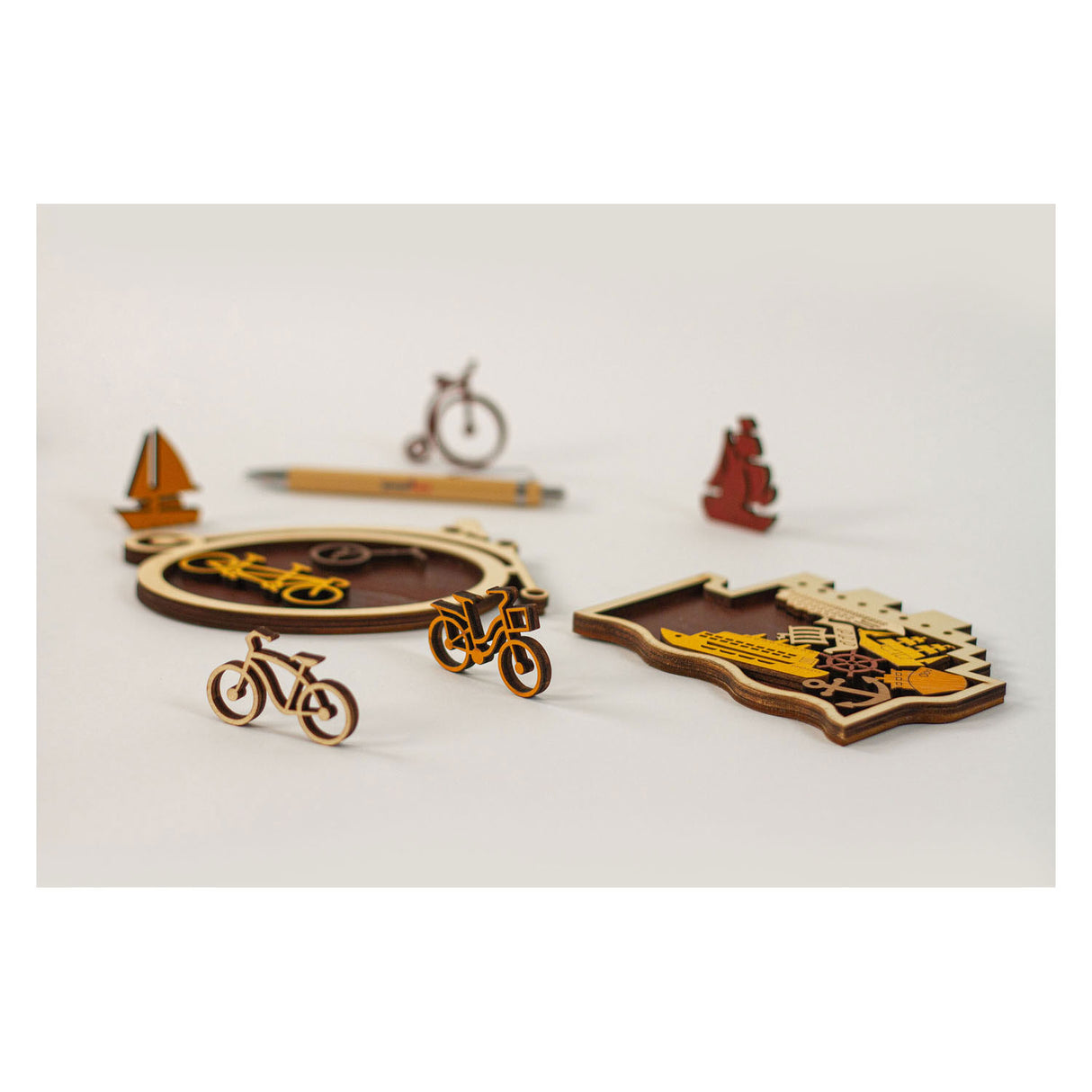 Recent toys transport bike shed brain puzzle