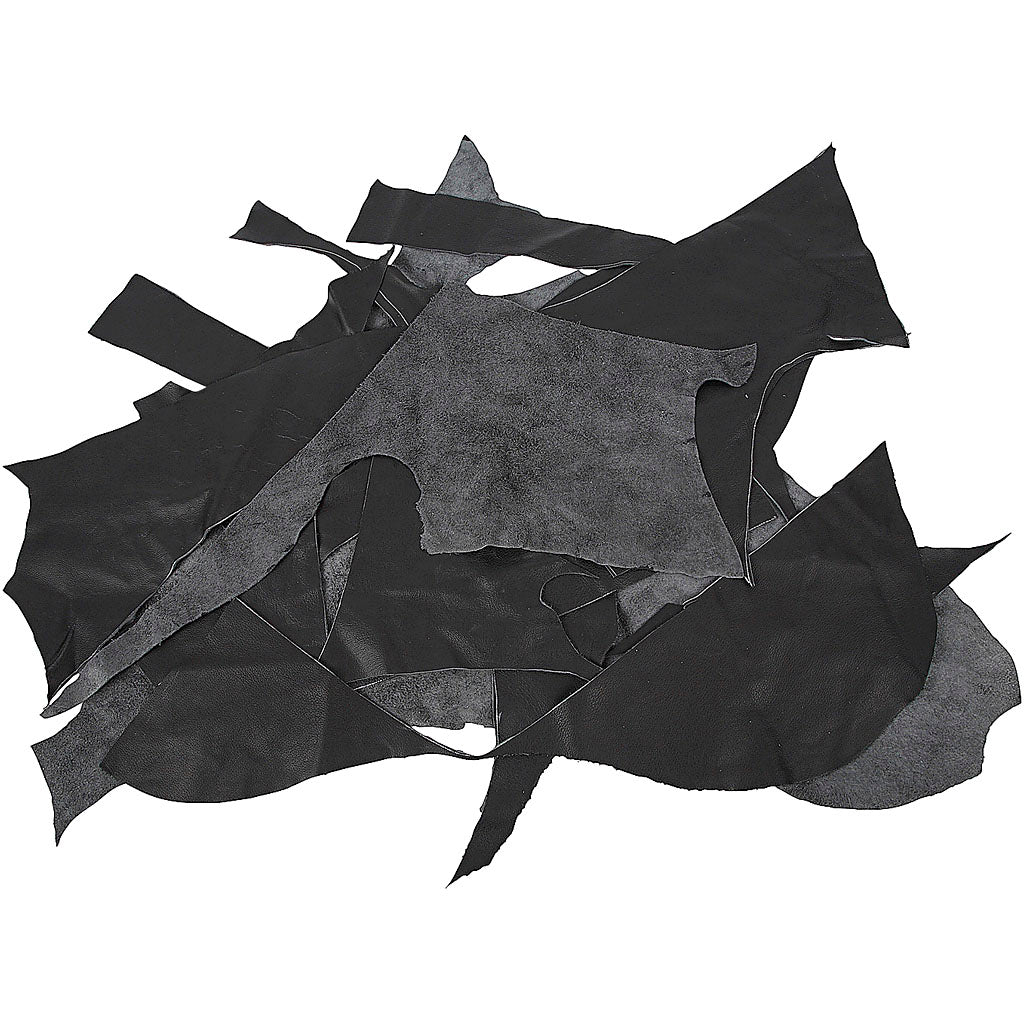 Creativ company genuine leather, black, 2 kg 1 box