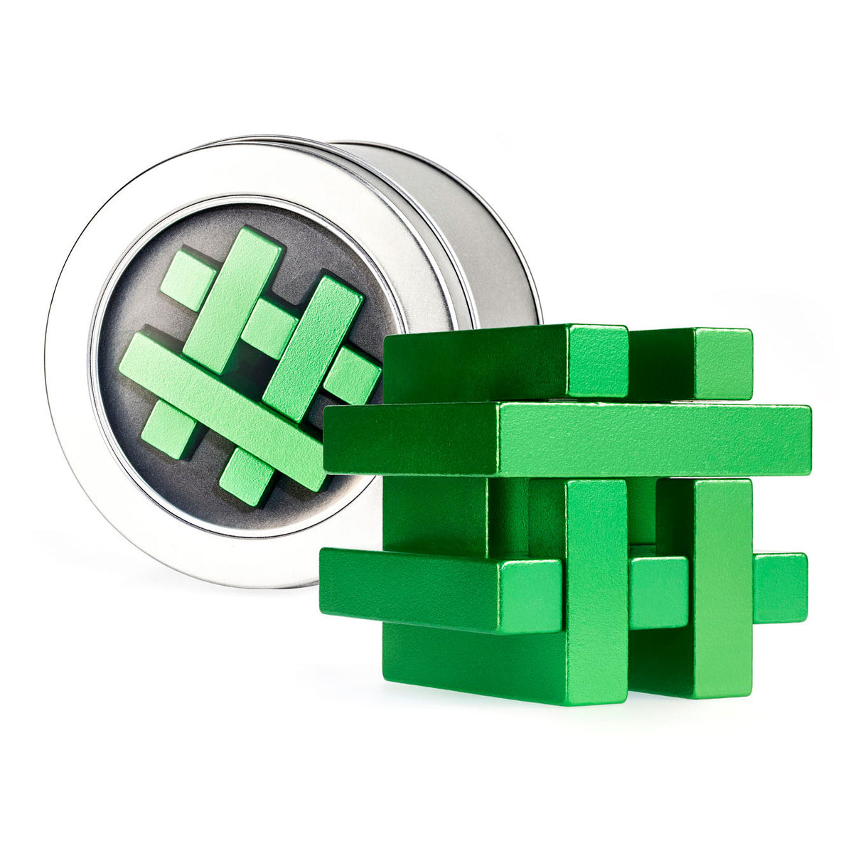 Gehirnrätselmetall in tan - Hashtag **