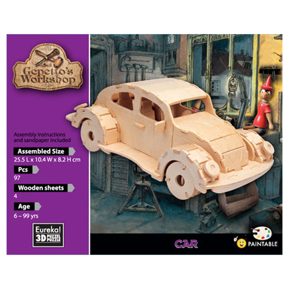 Gepettos Workshop -Holzkit 3D - Auto