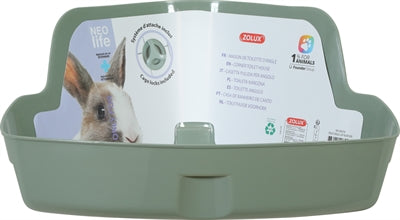 Zolux neolife corner toilet rabbit green