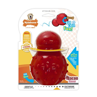 Nylabone starka gummikonbaconer smak