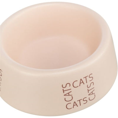 Trixie food bowl Drinking bin Kat Cats Ceramic pink