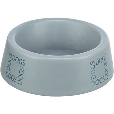Trixie food bowl drinking bowl dog dogs ceramic gray-blue