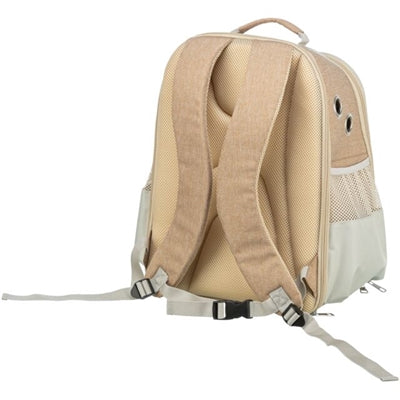Trixie dog bag backpack willow beige brown
