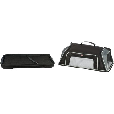 Trixie dog bag airplane bag boarding black gray