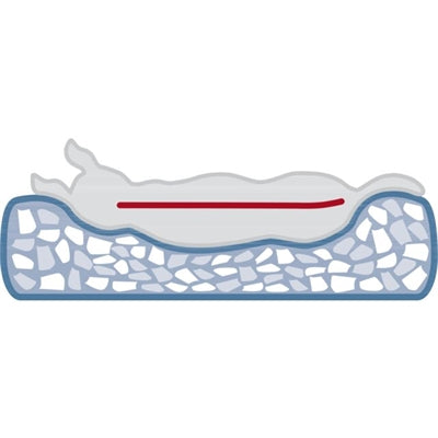 Trixie psí koš vitální Jonna Rib Velvet Saliegroen