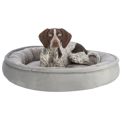 Trixie dog basket emmi round light gray