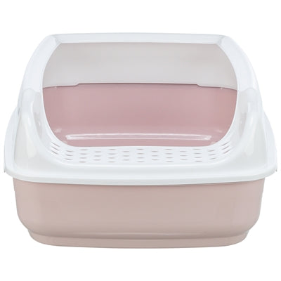 Trixie Cat Box Delio con bordo stampato bianco bianco