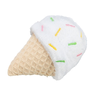 Trixie ice cream or cupcake plush with catnip assorted