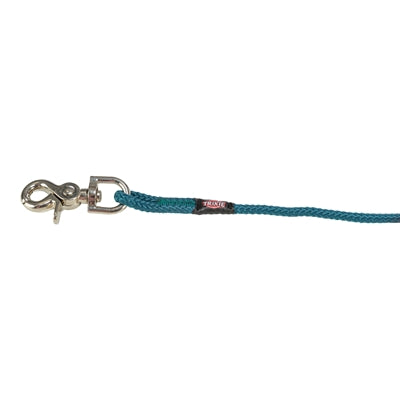 Trixie dog leash tow line round without hand loop petrol blue