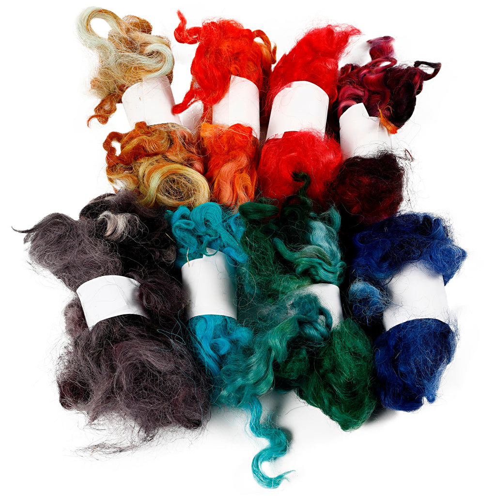 Creativ company curly locks, various colors, 8x20 gr 1 ball