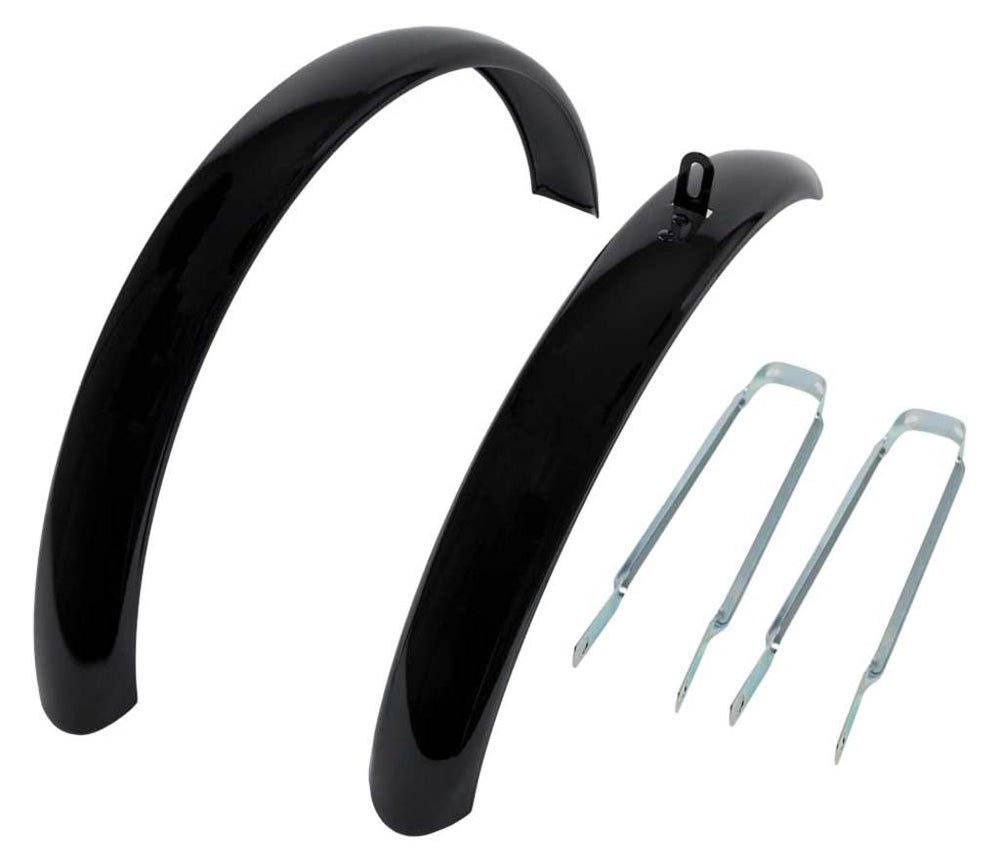 Unbranded mudguard set 18 steel 55mm black