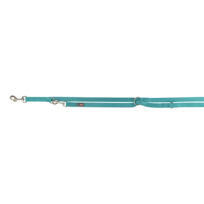 Trixie dog leash premium adjustable aqua blue