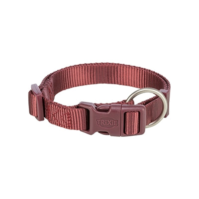 Trixie dog collar premium sangria red