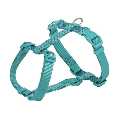 Trixie dog harness premium h-harness aqua blue