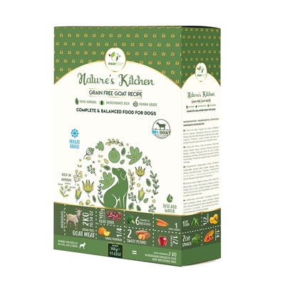 Recette d'aliments lyophilisés Pawfect pour chèvre