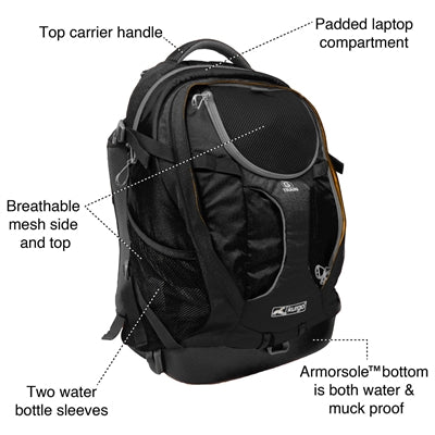 Kurgo g-train backpack black