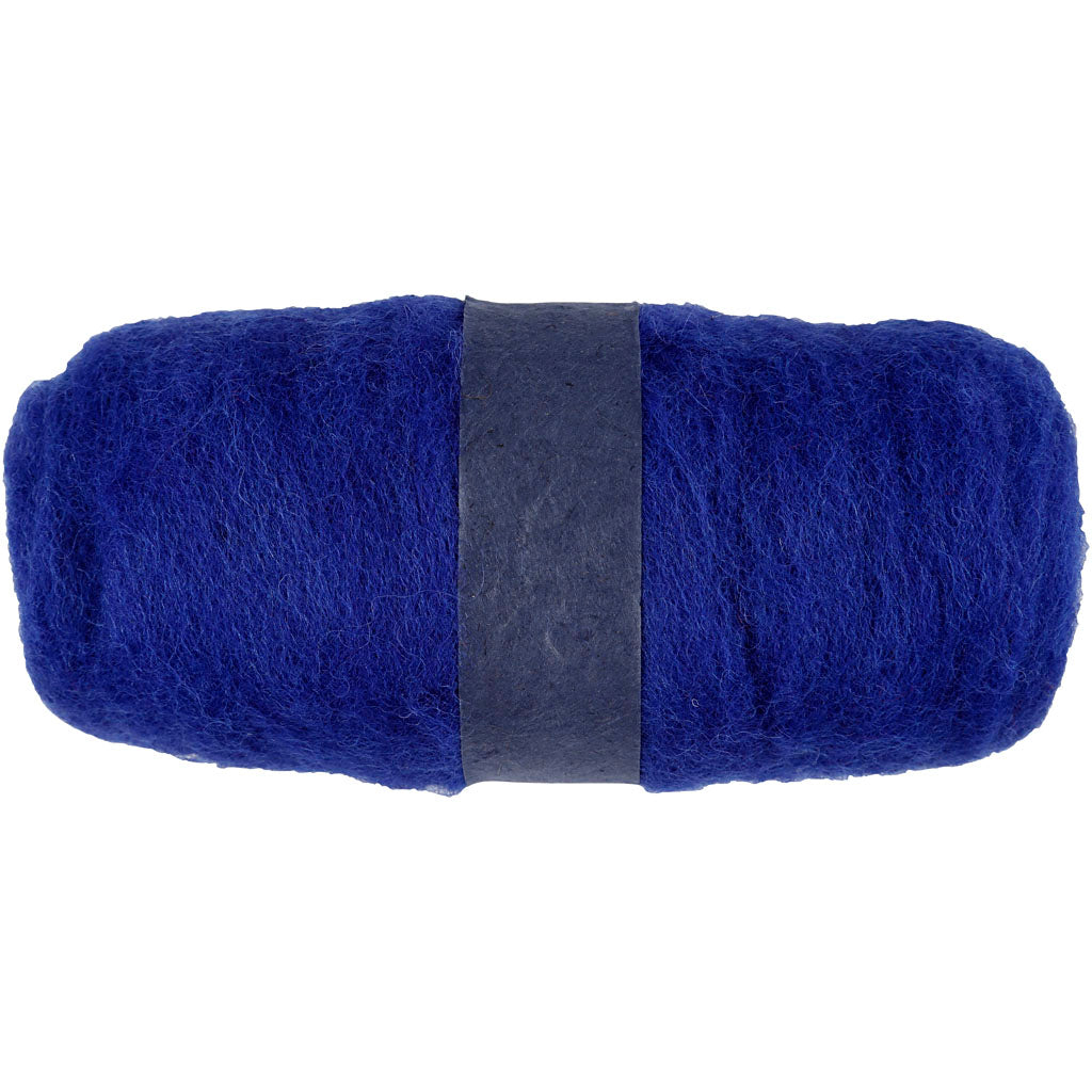Creativ company carded wool, royal blue, 100 gr 1 ball
