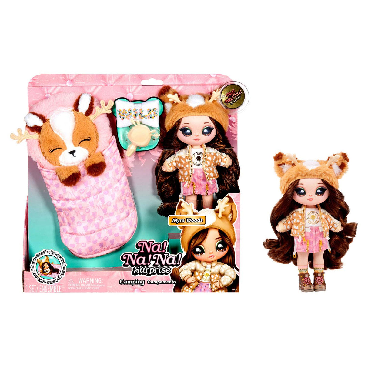 MGA Entertainment Na! After! After! Surprise Camping Doll Myra Woods