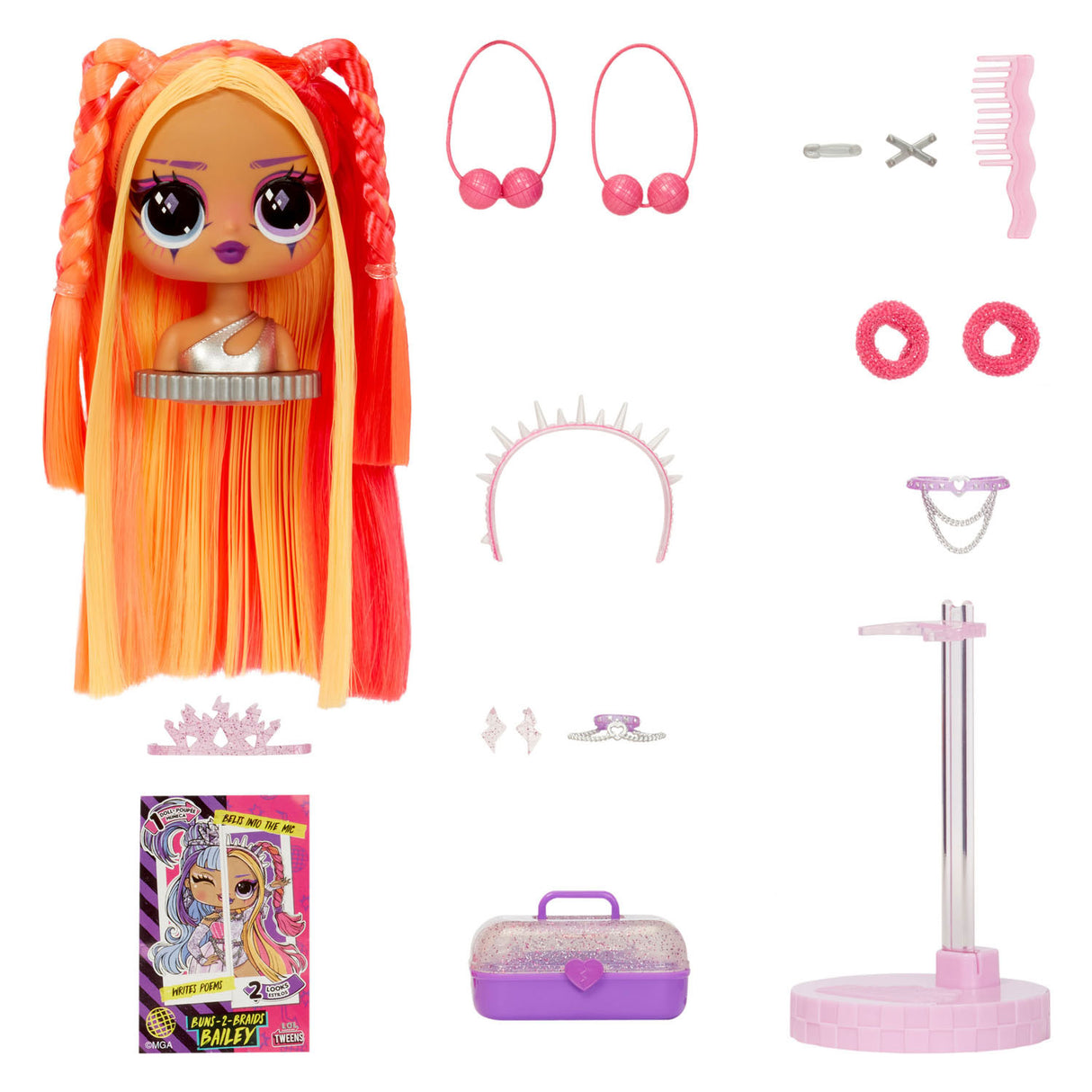 L.o.l. yllätys Tweens swap muotinukke - braids bailey