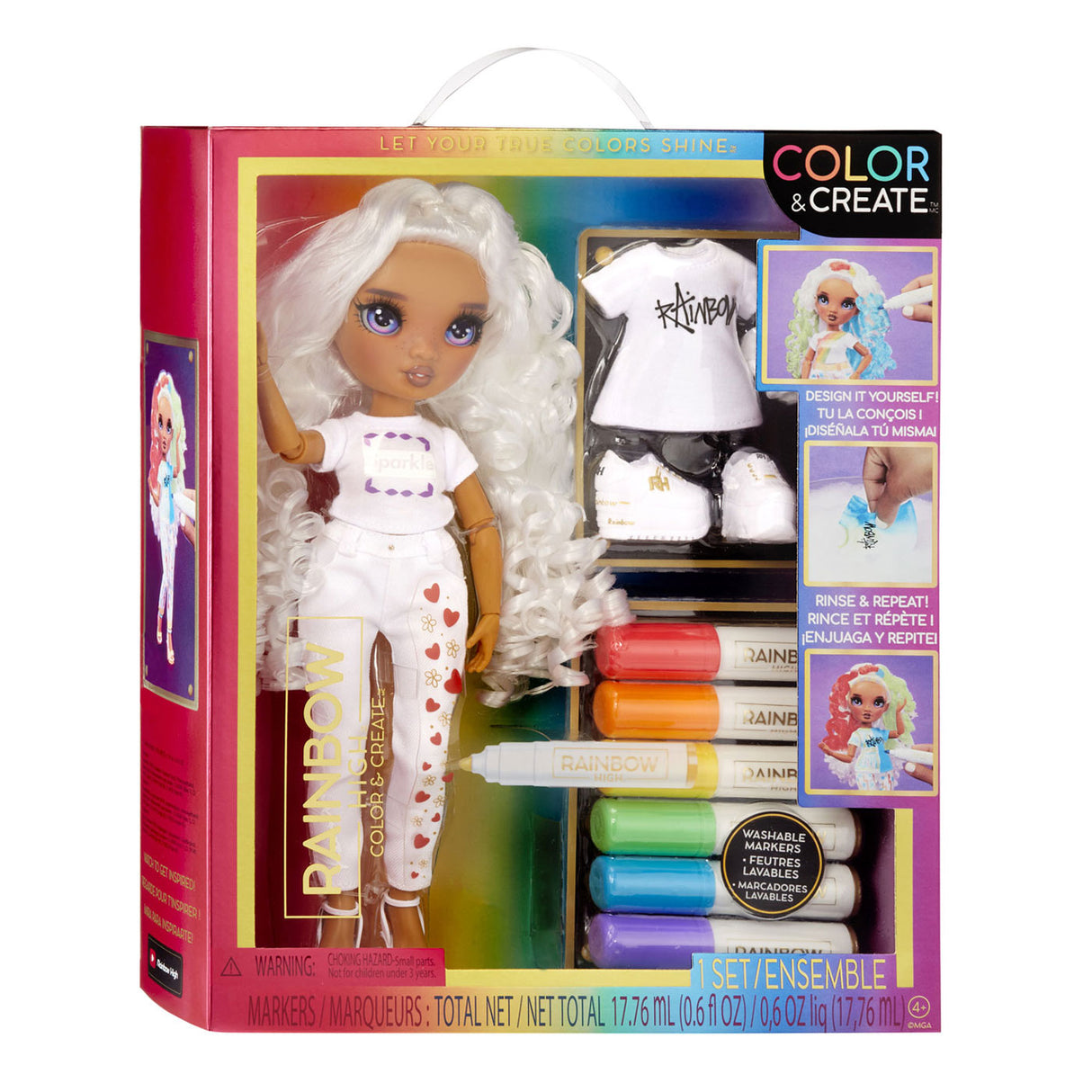 Rainbow High Rainbow High Color Crea Modepop Fashion Purple