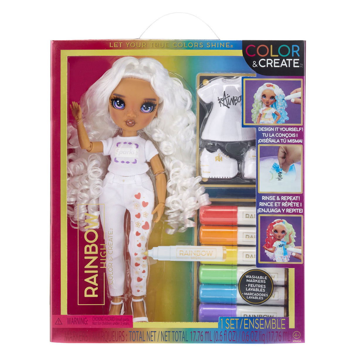 Rainbow High Rainbow High Color Crea Modepop Fashion Purple