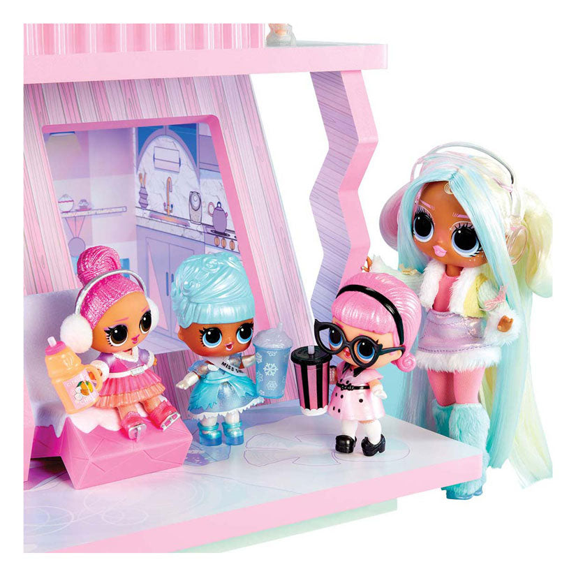 Lol surprise winter snow chalet dollhouse
